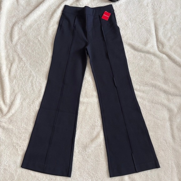 NWT SPANX  PerfectFit Ponte Flare Pant Women's M Classic Navy Slimming Workwear - Picture 2 of 11